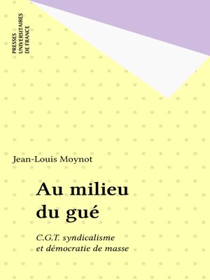 cover image of Au milieu du gué